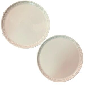 Le CREUSET Sanfrancisco Salad plates 8” white Minimalist luxury versatile (2)
